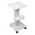Globalstar Professional Salon & Beauty Trolley – Portable Medical Device Cart with Lockable Wheels, ABS & Aluminum Stand – White