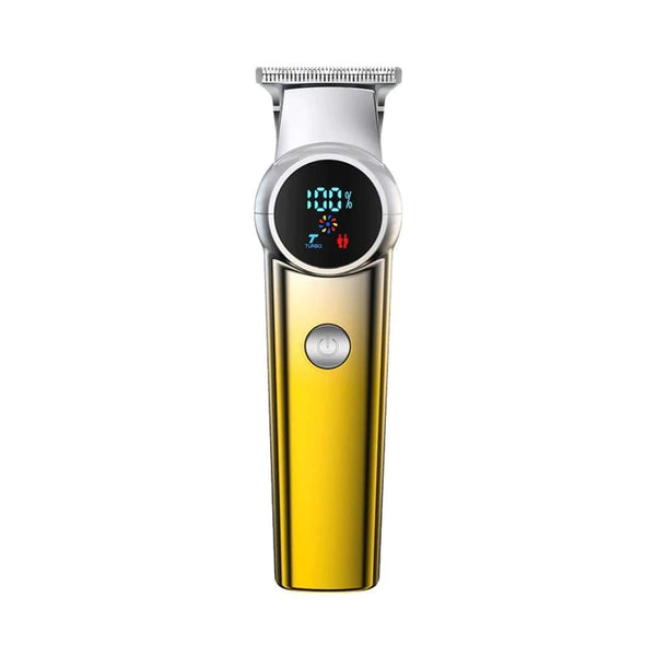 Globlastar  Professional Trimmer – Precision T‑Blade with Type‑C Fast Charging and 6 Guide Combs (1–9 mm)