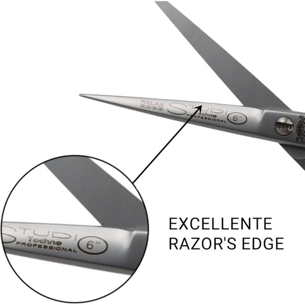 Kiepe Fama 6" Professional Hair Cutting Scissors – Lightweight 50 g, Barber & Salon Shears