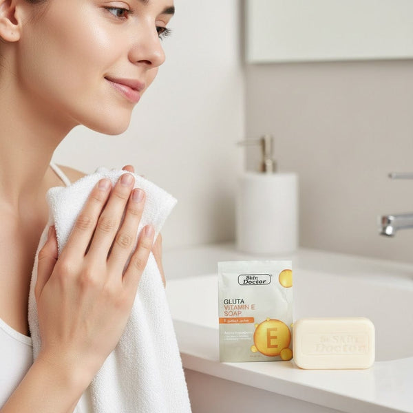 Skin Doctor Gluta Vitamin E Soap 100g – Anti-Acne Whitening Brightening Bar