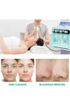 Globalstar 7-in-1 Hydra Facial Machine – Professional Skin Rejuvenation & Blackhead Removal Beauty Device, Green Metal