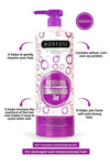 Morfose Keratin Hair Care Kit: 1000ml Shampoo, 500ml Mask & 400ml Dual-Phase Conditioner