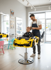 Globalstar Kids Salon Chair – Luxury Sports Car Design