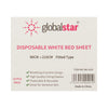 Globalstar White Fitted Bed Cover 90 x 215 cm – Pack of 10 High-Quality Sheets