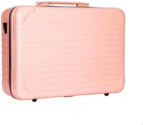 Globalstar Travel Makeup Organizer - Pink Artist Makeup Bag & Portable Skincare Train Case