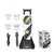 WMARK NG-9213 Professional Detail Trimmer 9000 RPM Cordless T-Blade Hair Clipper 0.1mm Gap White