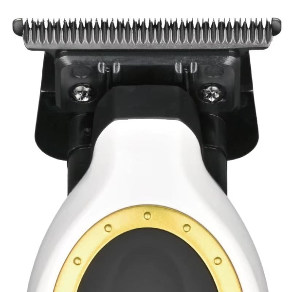 WMARK NG-7230 Professional Hair Clipper Stainless Steel DLC Blades - Charging Base 150min Battery Black