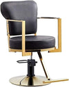 Globalstar Luxury Ladies Styling Chair – Gold Hydraulic Salon Chair for Hairdressers & Beauty Salons