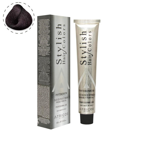 Atricos Milano Stylish Hair Color – Violet Series | Professional Permanent Cream Color 100ml