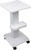 Globalstar Professional Salon & Beauty Trolley – Portable Medical Device Cart with Lockable Wheels, ABS & Aluminum Stand – White