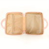 Globalstar Trendy Candy Color Cosmetic Suitcase - Stylish Striped Luggage Box for Perfect Travel Makeup