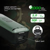 WMARK NG-8280 Professional T-Blade Trimmer 5-Speed 8000 RPM Cordless Hair Clipper DLC Blade 300min Runtime Green