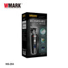 WMARK NG-204 Digital Display Barber Trimmer Powerful Rotary Motor Cordless Hair Clipper 90 Min Runtime Black