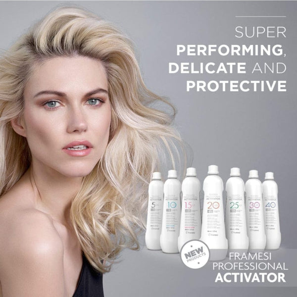 Framesi Professional Activator 946ml – Advanced Oxidizing Cream Developer for Vibrant, Long-Lasting Hair Color (10/20/30/40 Vol)