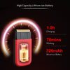 WMARK NG-7901 Mini Barber Shaver 8800RPM High Speed Golden Titanium Foil USB-C Rechargeable