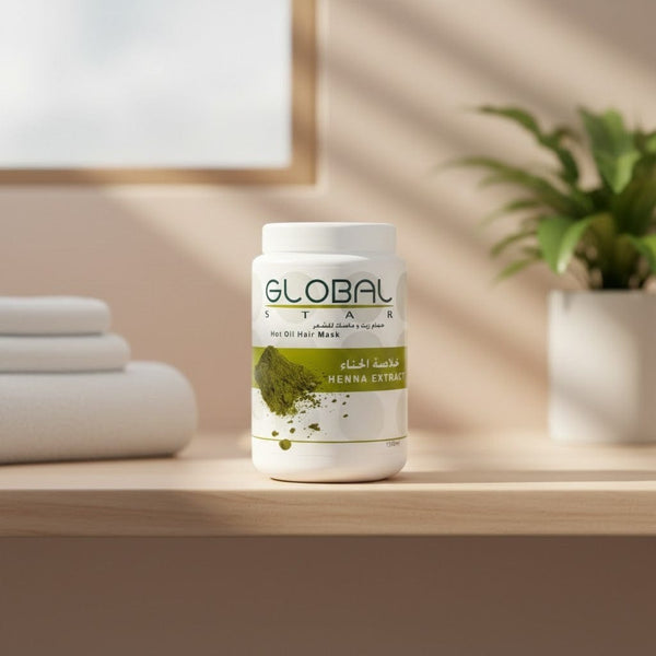 Globalstar Hot Oil Hair Mask Henna Extract 1500ml – Deep Nourish & Repair Treatment