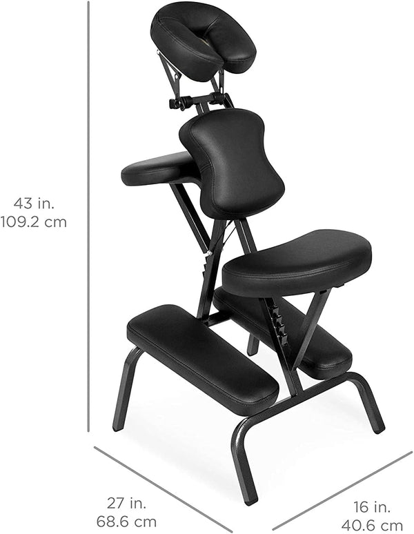Globalstar Folding Portable Hijama and Massage Chair Heavy Duty Adjustable Therapy Chair