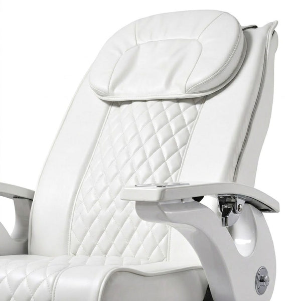 Globalstar White Quilted Spa Chair with Footbath HG-170 – Luxury Salon Pedicure Chair