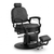 GlobalStar BX2961B-2 Matte Black Barber Chair – Honeycomb Quilted Heavy Duty Hydraulic Salon Chair