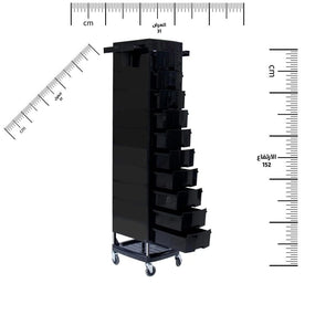 Globalstar Salon Equipment Trolley T0166 | Rolling Beauty Storage Cart