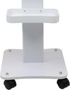 Globalstar Professional Salon & Beauty Trolley – Portable Medical Device Cart with Lockable Wheels, ABS & Aluminum Stand – White