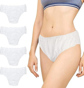 Globalstar 100-Pack Disposable Unisex Underwear - Hygienic and Convenient Non-Woven Briefs