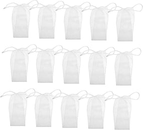 Globalstar Comfort Essentials: 50-Pack Women's Disposable White Thong Liners - Ideal for Spa, Maternity & Travel