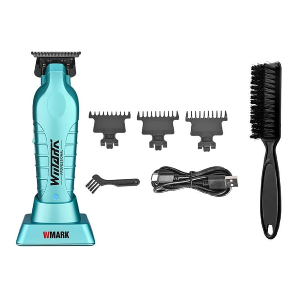 WMARK Professional Detail Trimmer - 7000RPM T-Blade USB-C Charging Stand | Beard & Hair Precision Clipper