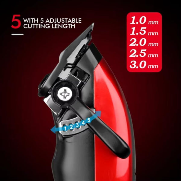 WMARK NG-X1 Professional Hair Clipper 10000 RPM Maglev Motor DLC Blade - Zero Gap Fade Clipper with 6 Combs