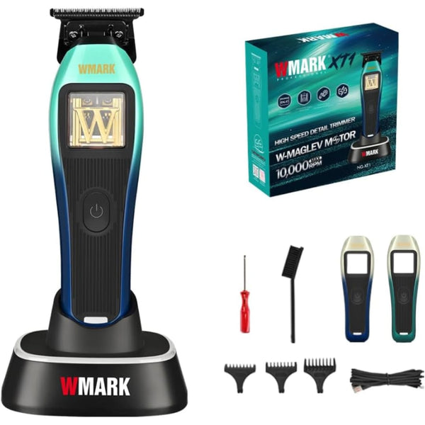 WMARK NG-XT1 Polar Detail Trimmer 10,000 RPM Maglev Motor DLC Blade | USB-C Rechargeable Professional Trimmer