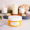 Sinoz Gold Aura Body Scrub – Natural Salt Exfoliation with Soothing Cucumber Extract, 300g