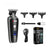 WMARK NG-204 Digital Display Barber Trimmer Powerful Rotary Motor Cordless Hair Clipper 90 Min Runtime Black