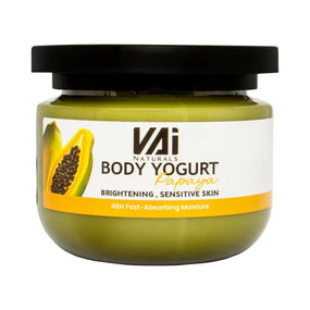 VAI Naturals Papaya Body Yogurt 280ml - Deeply Moisturizing & Lightweight Hydration