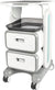 Globlastar Multi-Use Medical & Salon Trolley Cart with 2 Drawers – ABS Professional Rolling Utility Cart for Spa, Clinic, Hospital & Office