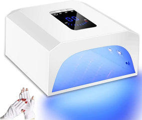 Globalstar Rechargeable 60W Cordless UV LED Nail Lamp with Automatic Sensor - Professional Gel Nail Dryer