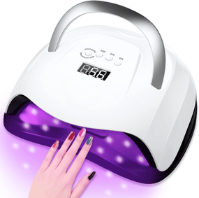 Globalstar UV LED Nail Dryer - 48W Light with 3 Timer Settings for Manicure & Pedicure