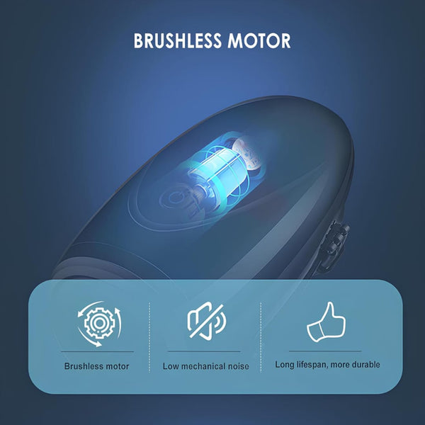 WMARK NG-SM001 Cordless Handheld Massager USB Rechargeable 2600mAh 13 Hours Runtime Barber Salon Heat Vibration