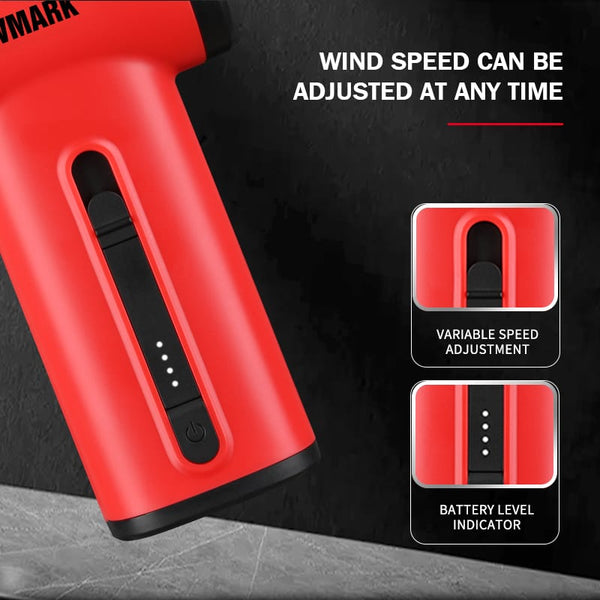 WMARK NG‑TB001 High Speed Mini Turbo Jet Fan Electric Hair Dryer Stepless Speed Air Blower for Salon