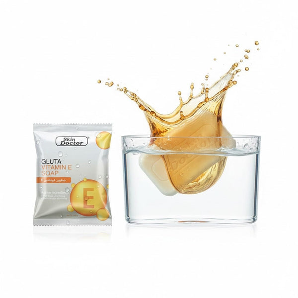 Skin Doctor Gluta Vitamin E Soap 100g – Anti-Acne Whitening Brightening Bar