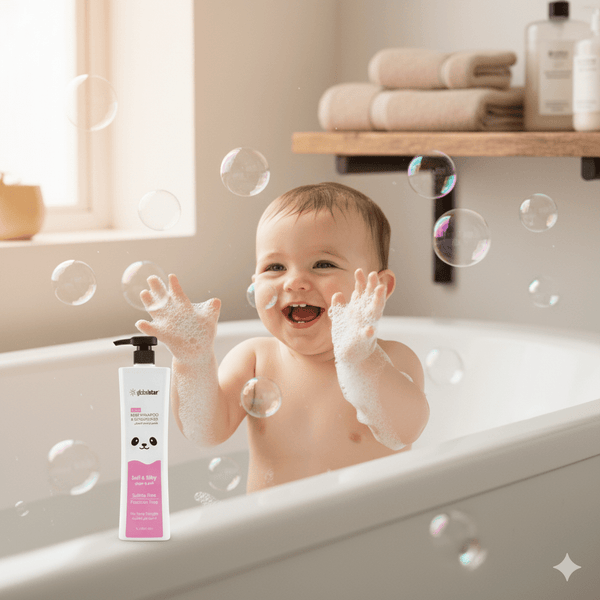 Globalstar 2 in 1 Baby Shampoo & Conditioner Soft & Silky – Paraben & Sulfate Free, 1L