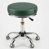 Globalstar Sage Green Professional Salon Stool 3018SX-GQ – Adjustable Hydraulic Rolling Stool with Chrome Base