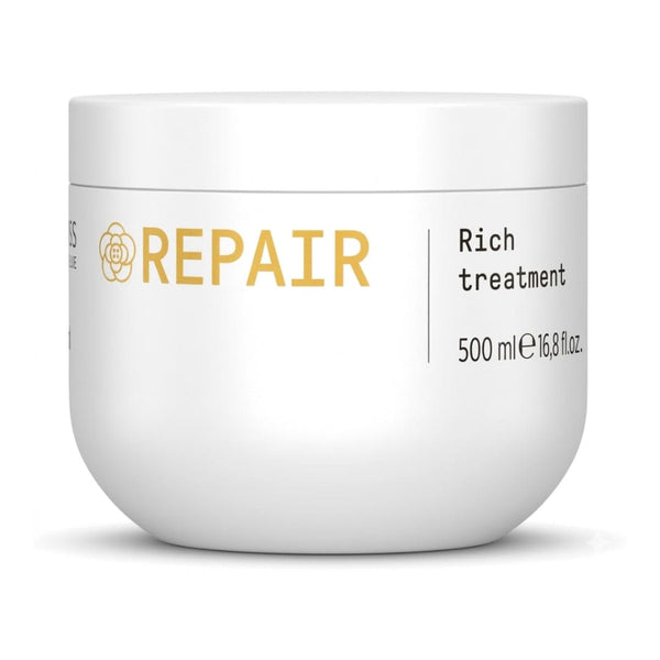 Framesi Morphosis Repair Rich Treatment 500ml – Deep Repair Cream for Damaged, Frizzy Hair