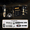 WMARK Professional Hair Clipper Set 9000RPM Turbo Motor 240 Min Runtime - Metal Body | LED Display | 6 Combs