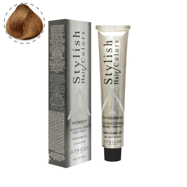 Atricos Milano Stylish Hair Color – Golden Series | Professional Permanent Cream Hair Color 100ml
