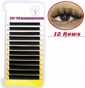 Globalstar Fan Lashes 0.05C 12rows - The Secret to Dramatic, Voluminous Lashes