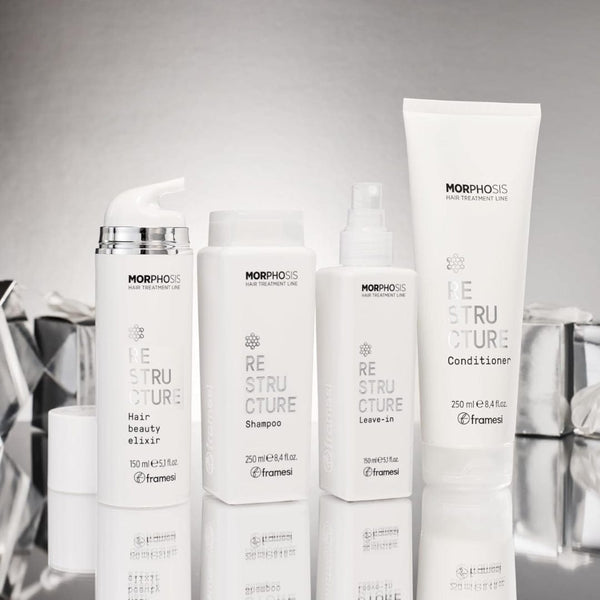 Framesi Morphosis Restructure Conditioner 250ML – Repair & Revitalize Damaged Hair with Hyaluronic Acid & Vegan Collagen