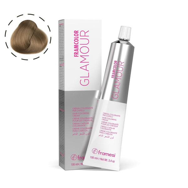 Framesi FramColor Glamour The Natural Ashes 100ml – Cool Ash Permanent Hair Color with 100% Grey Coverage