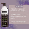 Morfose Charcoal Carbon Black Hair Shampoo 1000ml - Deep Cleansing & Detoxifying Formula