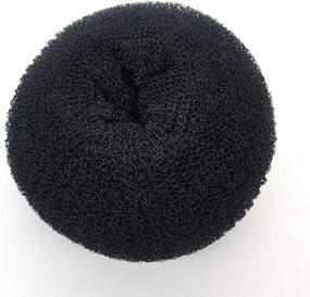 Globalstar Donut Hair Bun Black (4.3inches Pack of 3) - Instantly Chic