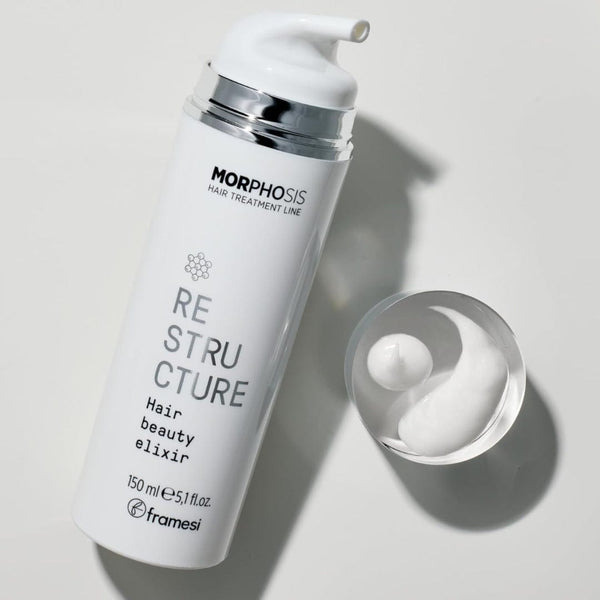 Framesi Morphosis Restructure Hair Beauty Elixir 5.1 fl oz – Regenerating Hair Mask with Phytocollagen & Hyaluronic Acid